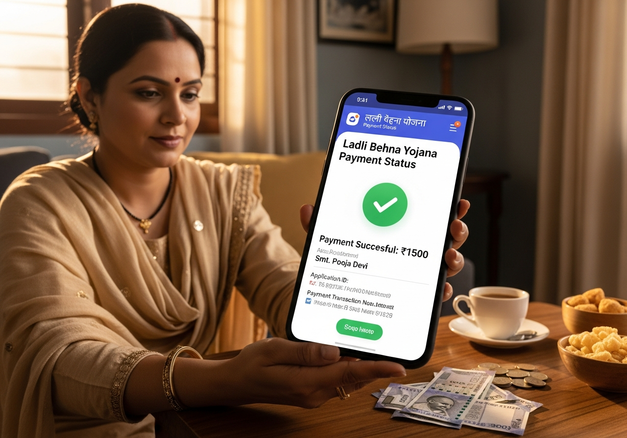 ladli behna yojana payment status kaise check kare