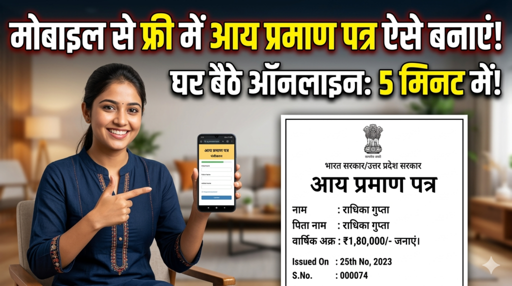 aay praman patra kaise banaye online