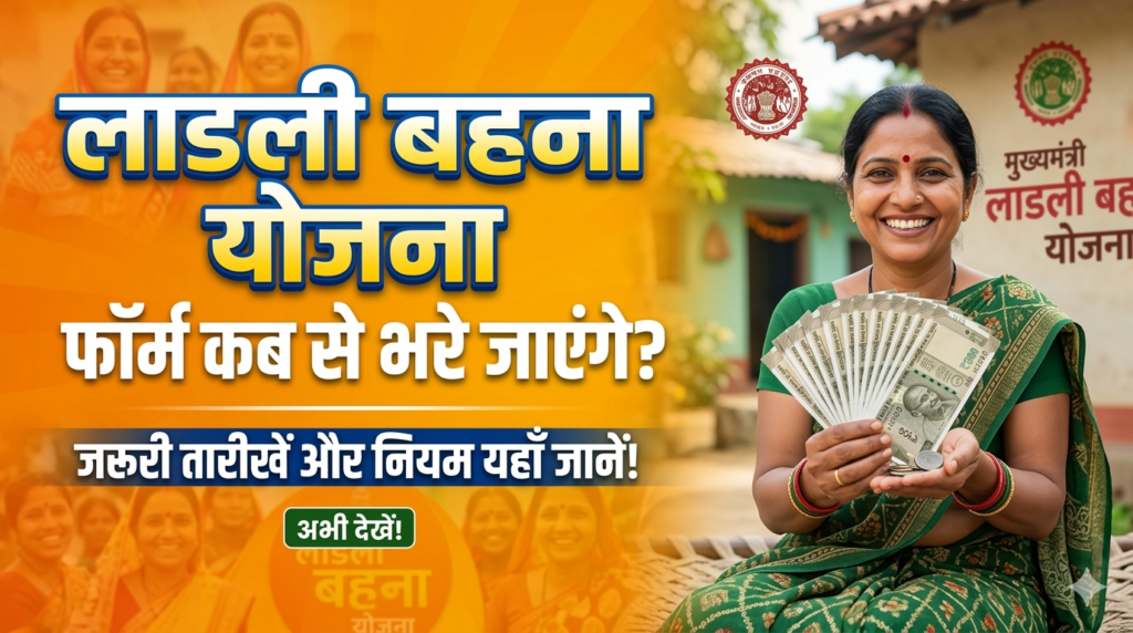 ladli bahan yojana ke form kab se bhare jaenge