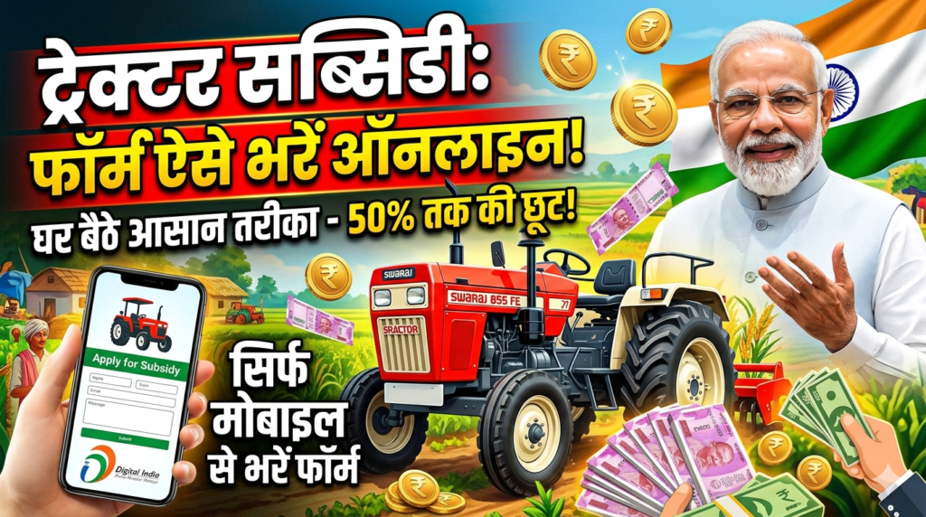 tractor subsidy yojana form kaise bhare