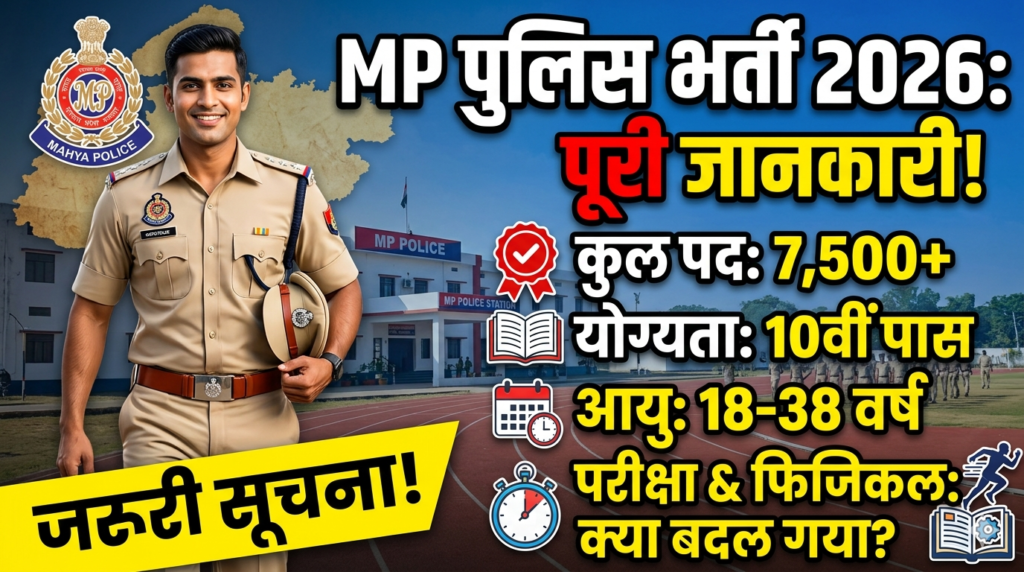 MP Police Recruitment 2026