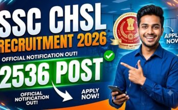 SSC CHSL Recruitment 2026